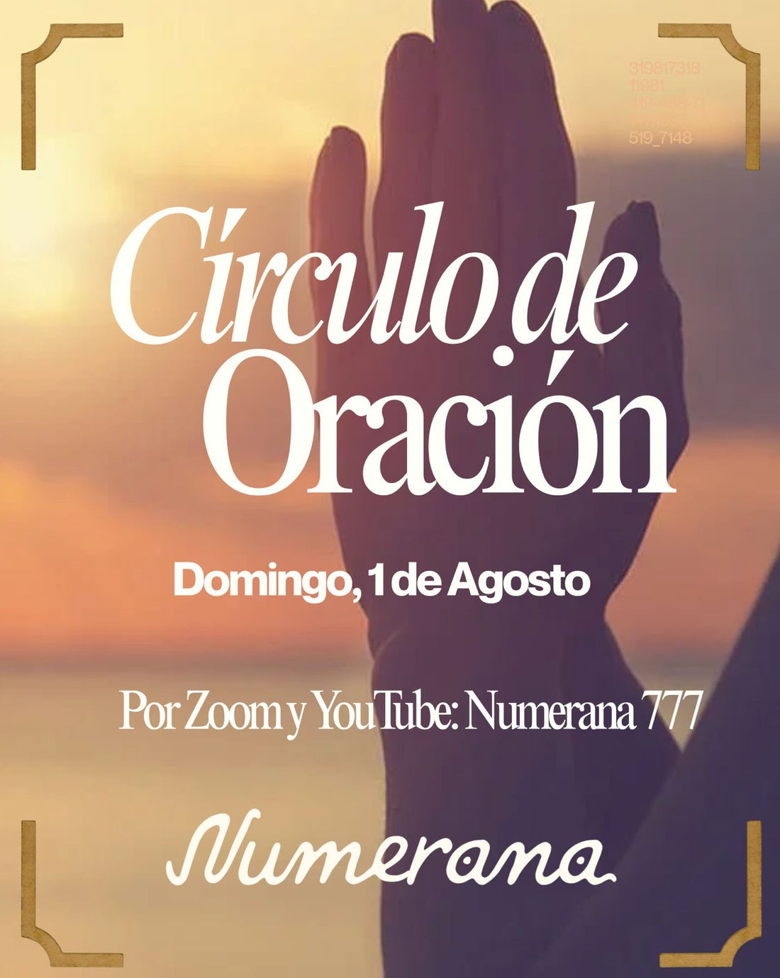 Círculo de Oración: Domingos de Julio