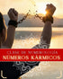 Two hands breaking chains with a sunset background and text about Numerology and Karma Numbers classes.