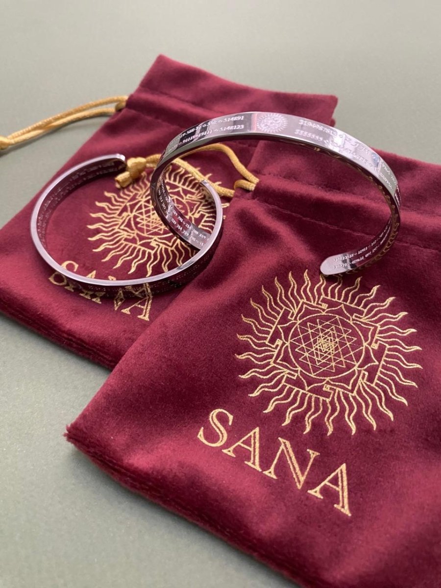 Life Activating Bracelet with Grabovoi Numbers - Numerana  Vibrational wellness bracelet engraved with Grabovoi sequences to support physical, mental, emotional, and spiritual harmony.